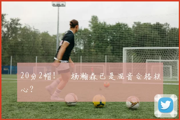 20分2帽！​杨瀚森已是混音合格核心？