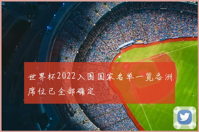世界杯2022入围国家名单一览各洲席位已全部确定